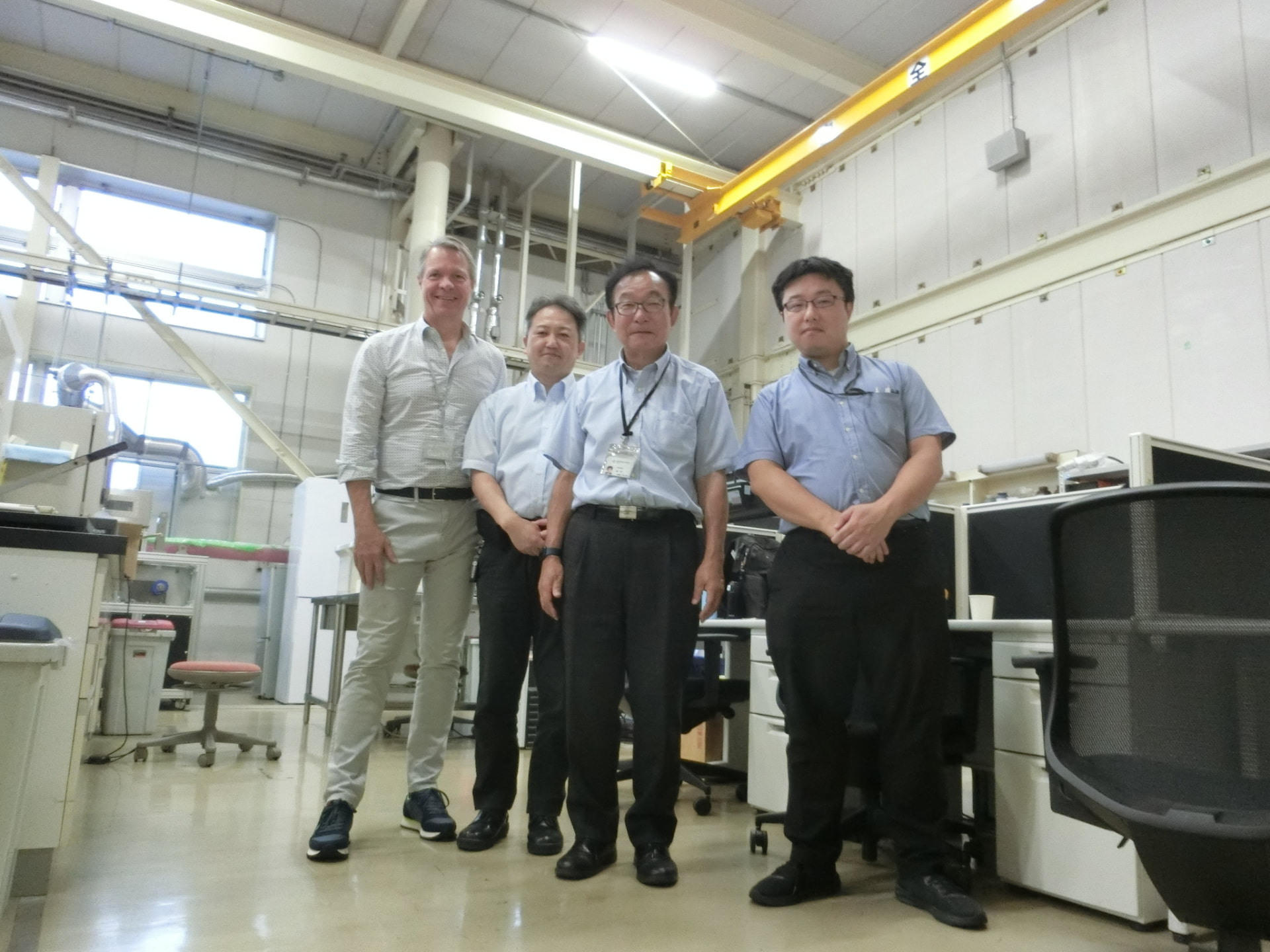 70.energy team with Japanese laboratory partners